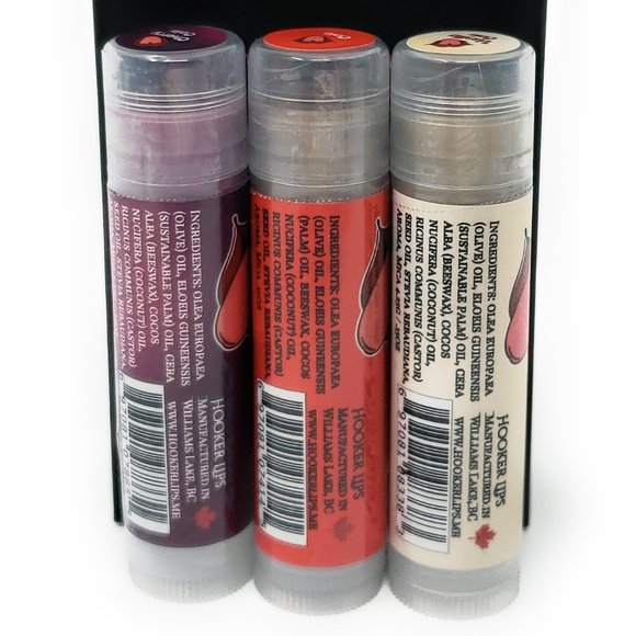 Hooker Lips Luxury Lip Balm Cherry Cola, Cola & Vanilla Cola Variety 3 Pack - Picture 2 of 3